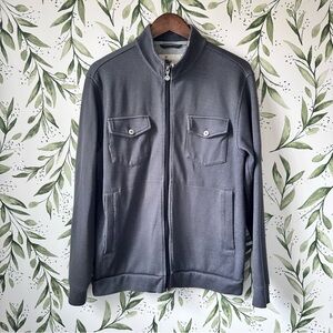 Linksoul Full Zip Sweatshirt Jacket. Gray. Medium.